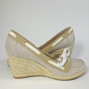 Sperry Wedge Shoe Sz 5M